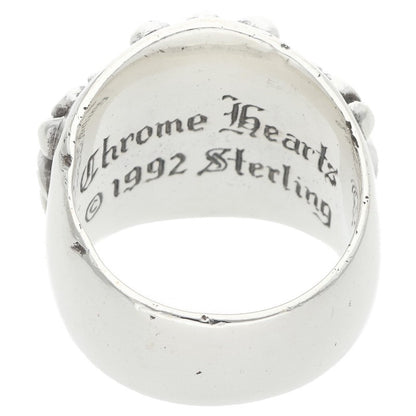 Chrome Hearts KEEPER Sterling Silver Ring Size JP 17