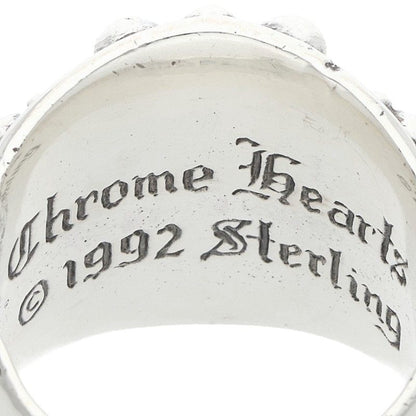 Chrome Hearts KEEPER Sterling Silver Ring Size JP 17