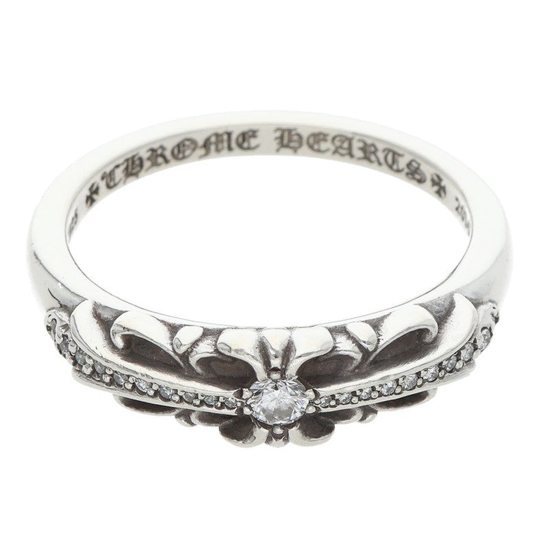 Chrome Hearts Baby Classic Floral Diamond Ring Size JP 23