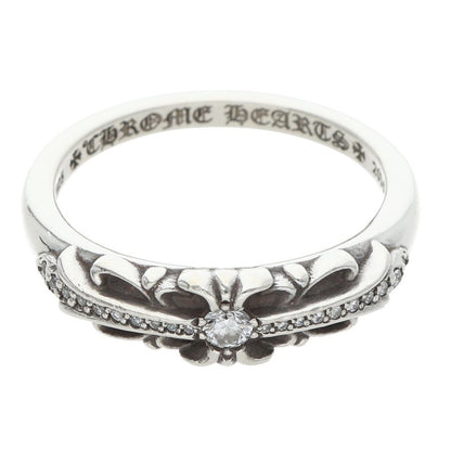 Chrome Hearts Baby Classic Floral Diamond Ring Size JP 23