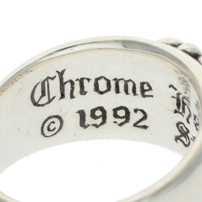 Chrome Hearts FLRL CRS Floral Cross Ring Size JP 26