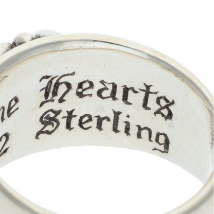 Chrome Hearts FLRL CRS Floral Cross Ring Size JP 26