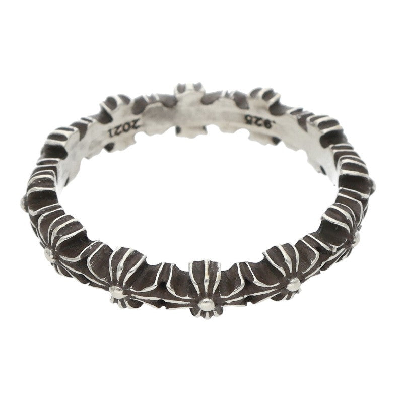 Chrome Hearts TINY E CH PLS BAND Silver Ring Size JP 11