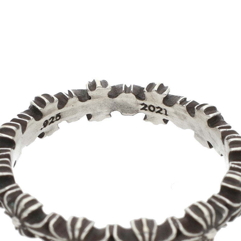 Chrome Hearts TINY E CH PLS BAND Silver Ring Size JP 11