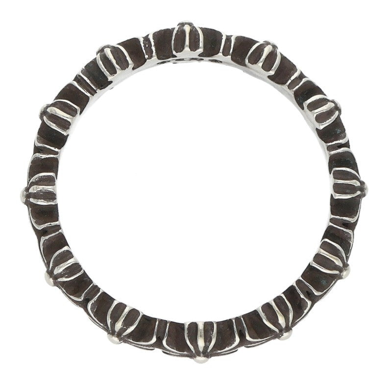 Chrome Hearts TINY E CH PLS BAND Silver Ring Size JP 11
