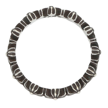 Chrome Hearts TINY E CH PLS BAND Silver Ring Size JP 11