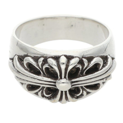 Chrome Hearts FLRL CRS Sterling Silver Ring Size JP 23