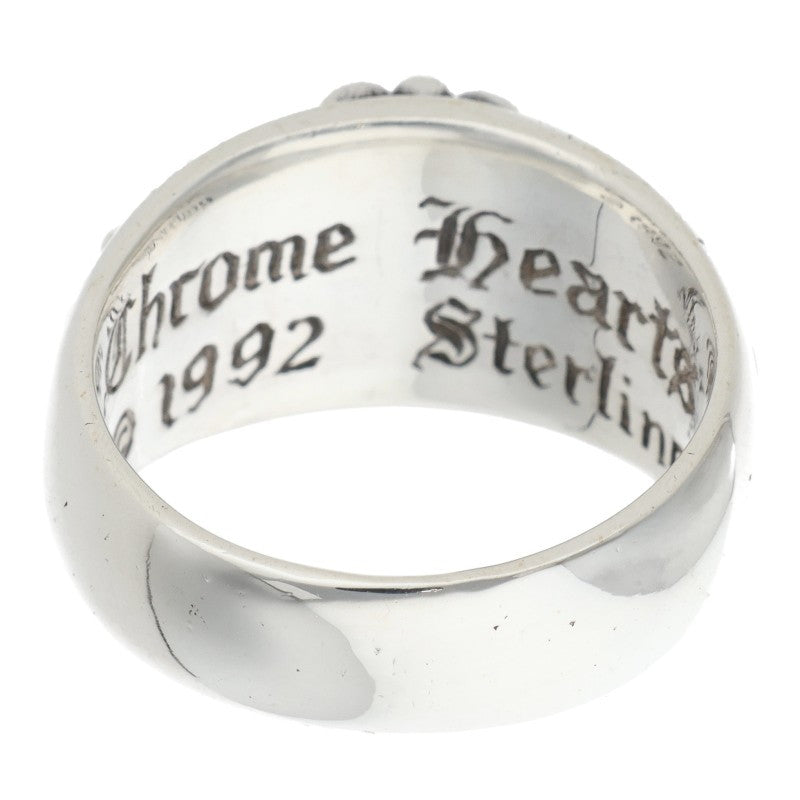 Chrome Hearts FLRL CRS Sterling Silver Ring Size JP 23