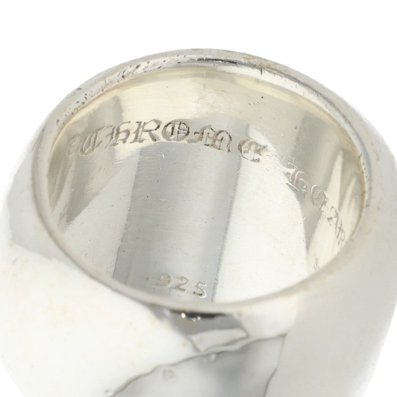 Chrome Hearts Classic Oval Star Silver Ring Size JP 19