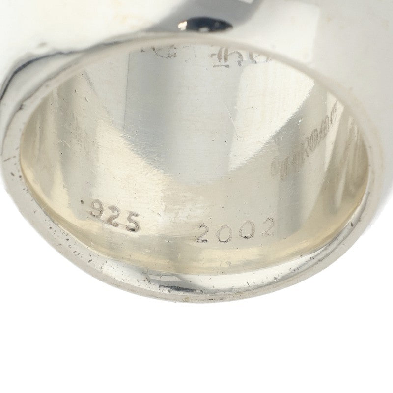 Chrome Hearts Classic Oval Star Silver Ring Size JP 19