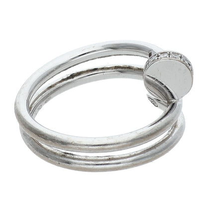 Cartier Juste Un Clou K18WG Diamond Double Ring Size JP 10