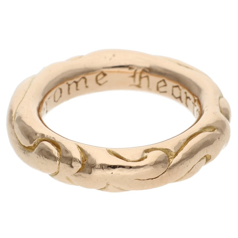 Chrome Hearts 22K Scroll Band Gold Ring Size JP 9.5