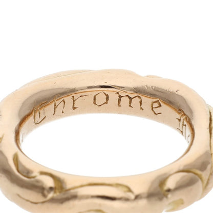 Chrome Hearts 22K Scroll Band Gold Ring Size JP 9.5