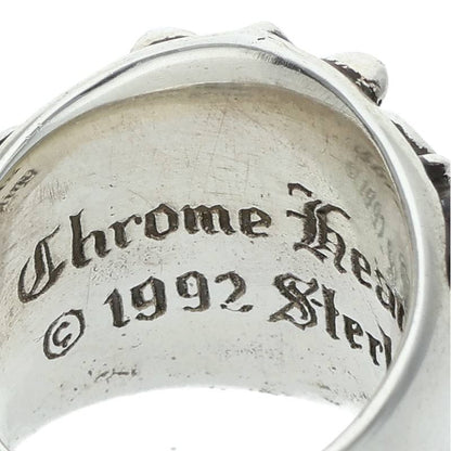 Chrome Hearts Keeper Sterling Silver Ring Size JP 11