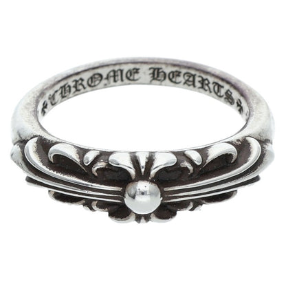 Chrome Hearts BABY CLASSIC Floral Silver Ring Size JP 16