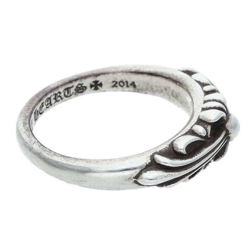 Chrome Hearts BABY CLASSIC Floral Silver Ring Size JP 16