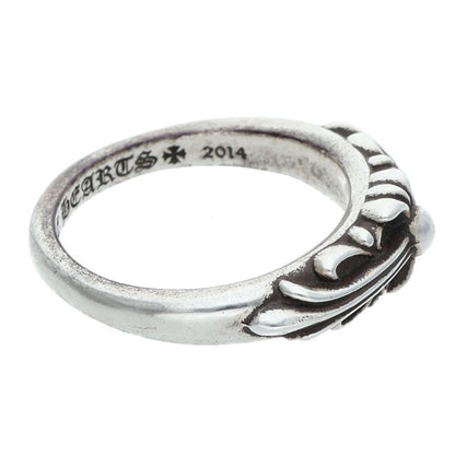 Chrome Hearts BABY CLASSIC Floral Silver Ring Size JP 16