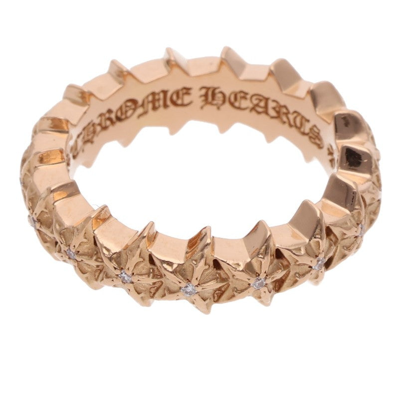 Chrome Hearts 22K Tiny 5PT Star Diamond Ring Size JP 16.5