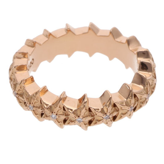 Chrome Hearts 22K Tiny 5PT Star Diamond Ring Size JP 16.5