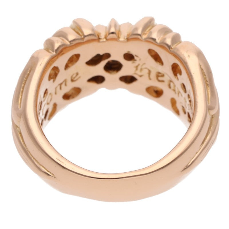 Chrome Hearts 22K 5PT Diamond Gold Ring Size JP 20.5