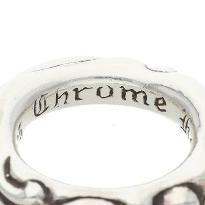 Chrome Hearts SCRL BAND Scroll Silver Ring Size JP 9