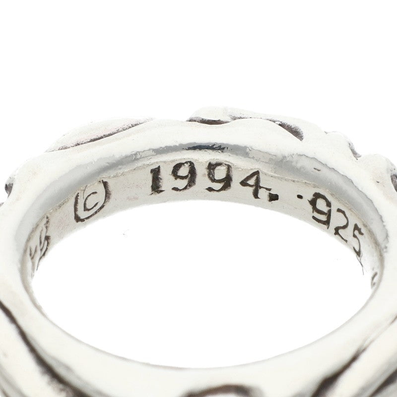 Chrome Hearts SCRL BAND Scroll Silver Ring Size JP 9