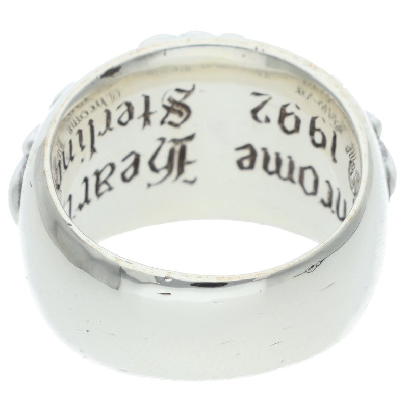 Chrome Hearts FLRL CRS P DMND Pave Diamond Ring Size JP 13