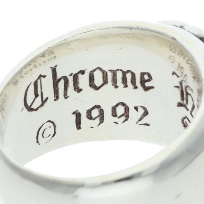 Chrome Hearts FLRL CRS P DMND Pave Diamond Ring Size JP 13