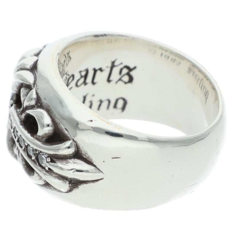 Chrome Hearts FLRL CRS P DMND Pave Diamond Ring Size JP 13