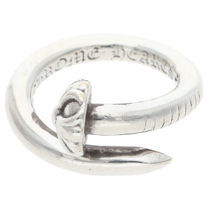 Chrome Hearts NAIL CRSBALL Sterling Silver Ring Size JP 7