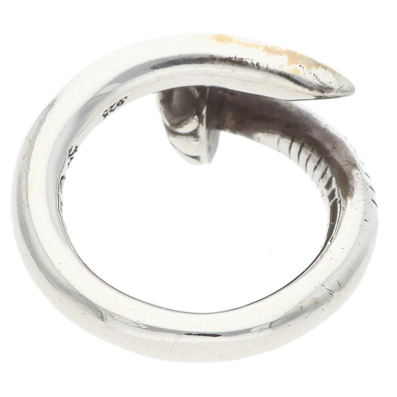 Chrome Hearts NAIL CRSBALL Sterling Silver Ring Size JP 7