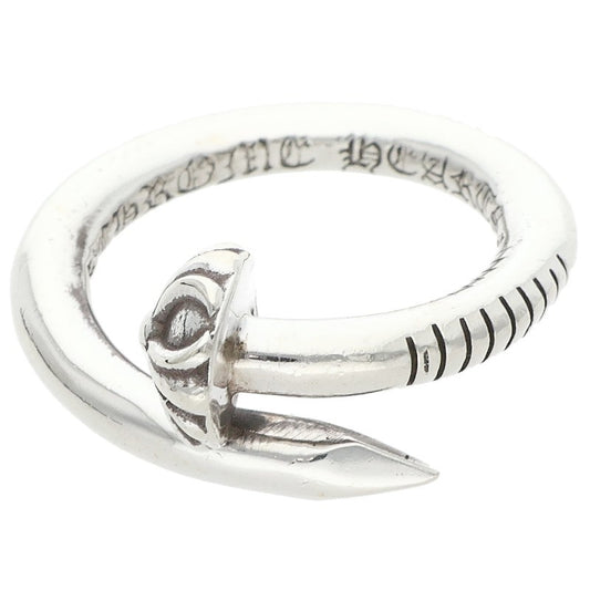 Chrome Hearts NAIL CRSBALL Silver Ring Size JP 10