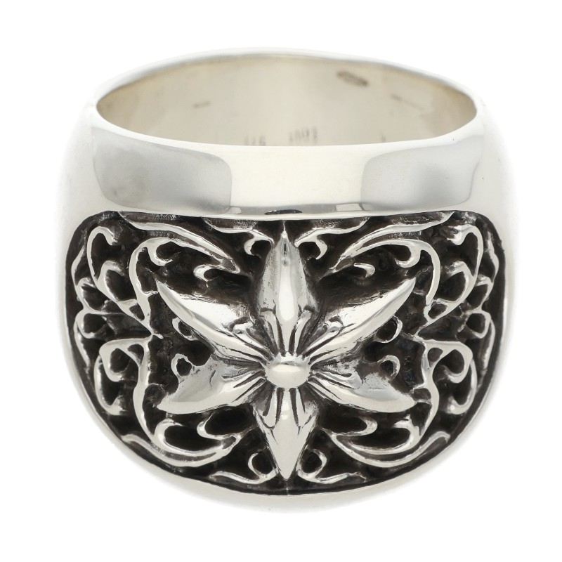Chrome Hearts CLSSC OVAL STAR Silver Ring Size JP 23
