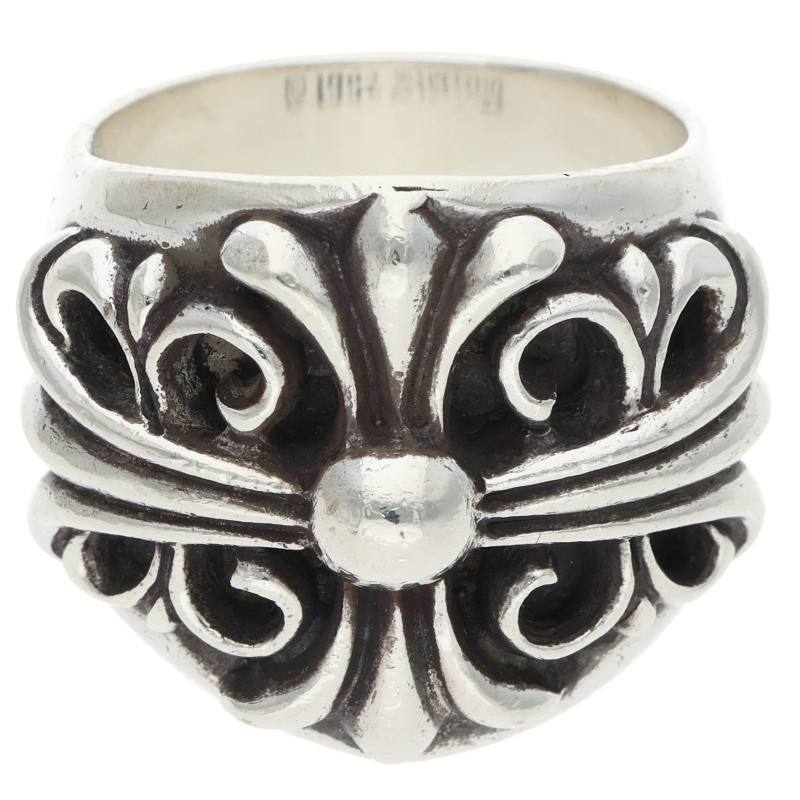 Chrome Hearts Keeper Sterling Silver Ring Size JP 15