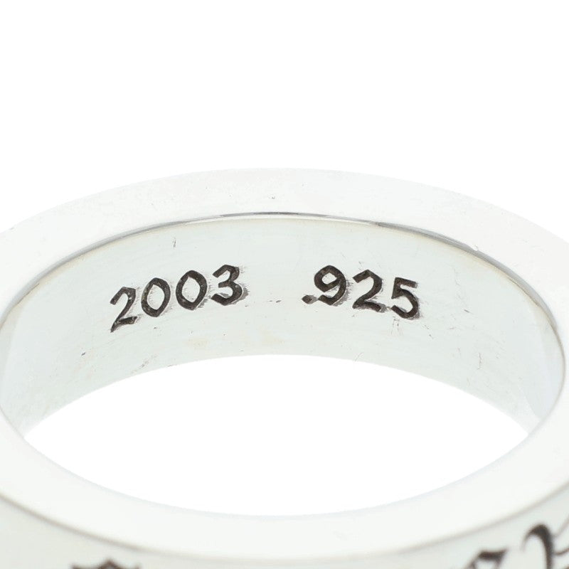 Chrome Hearts 6mm SPACER FUCKYOU Silver Ring Size JP 18