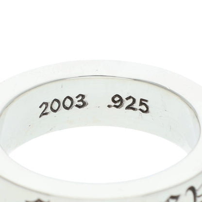 Chrome Hearts 6mm SPACER FUCKYOU Silver Ring Size JP 18