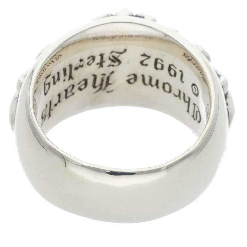 Chrome Hearts FLRL CRS 1DIA Floral Diamond Ring Size JP 17.5