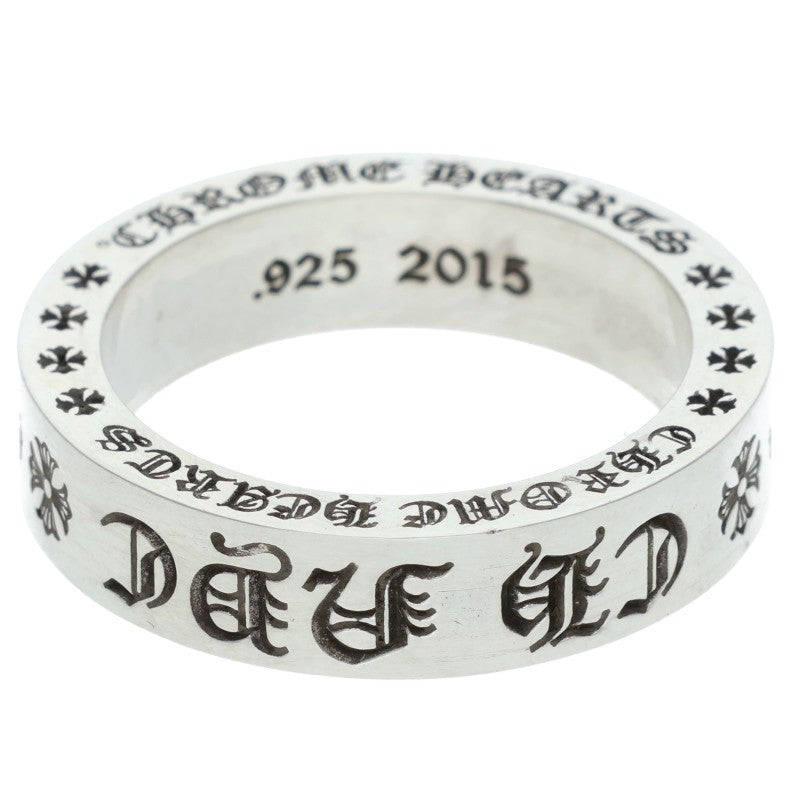 Chrome Hearts NYC Ltd 6mm Spacer Silver Ring Size JP 24