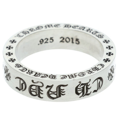 Chrome Hearts NYC Ltd 6mm Spacer Silver Ring Size JP 24