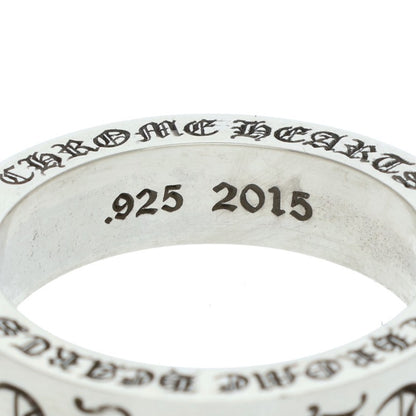 Chrome Hearts NYC Ltd 6mm Spacer Silver Ring Size JP 24