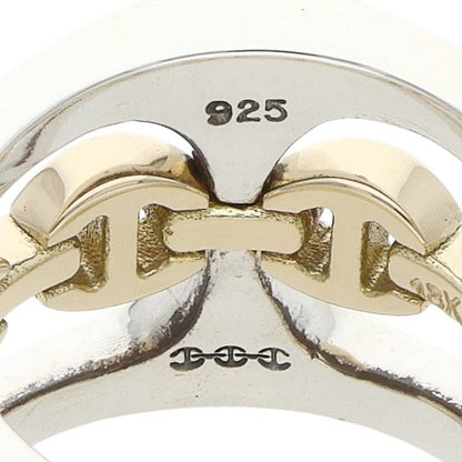 HOORSENBUHS K18YG Silver Combo Ring Size JP 13