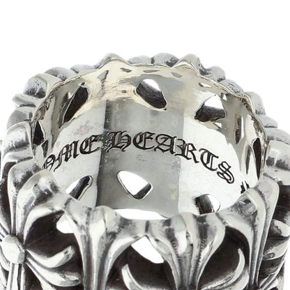 Chrome Hearts CEMETERY Cross Silver Ring Size JP 15.5