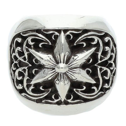 Chrome Hearts CLSSC OVAL STAR Silver Ring Size JP 16