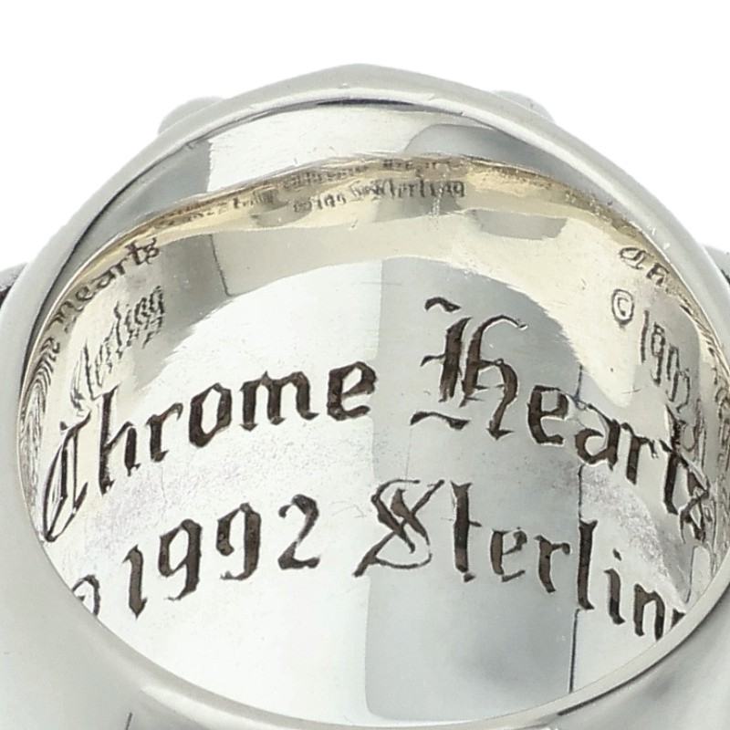 Chrome Hearts Keeper Silver Ring Size JP 13