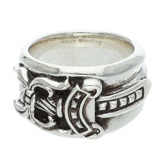 Chrome Hearts Dagger Silver Ring Size JP 12