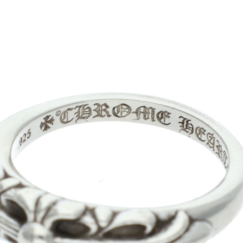 Chrome Hearts BABY CLASSIC Floral Silver 925 Ring Size JP 14