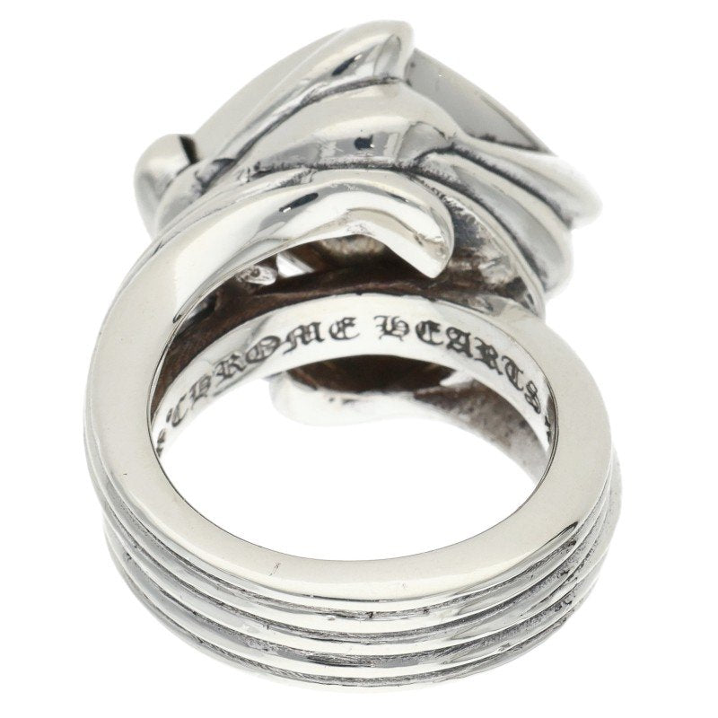 Chrome Hearts COCK TAIL CH PLUS Silver Ring Size JP 11.5