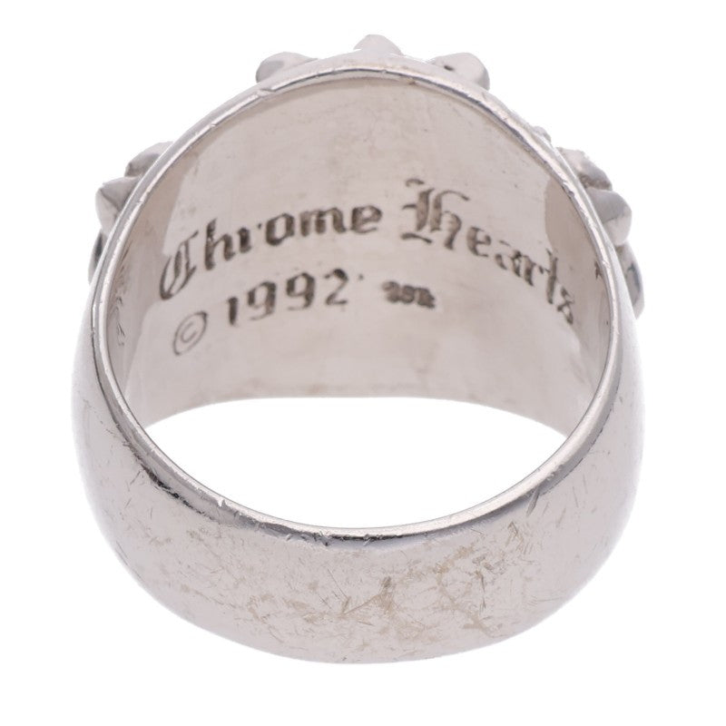 Chrome Hearts 18K Pave Diamond Keeper Ring Size JP 23.5