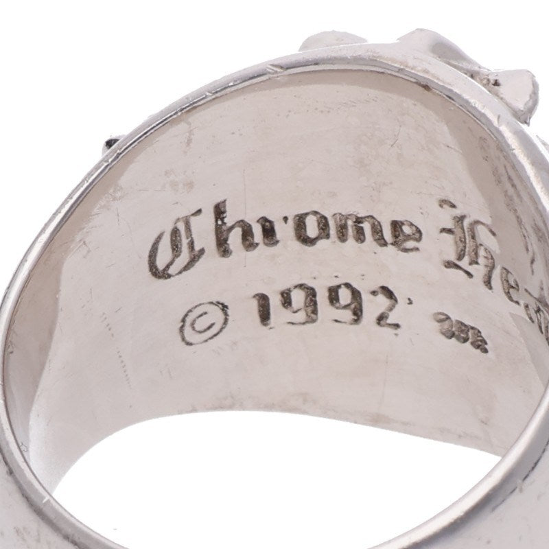 Chrome Hearts 18K Pave Diamond Keeper Ring Size JP 23.5