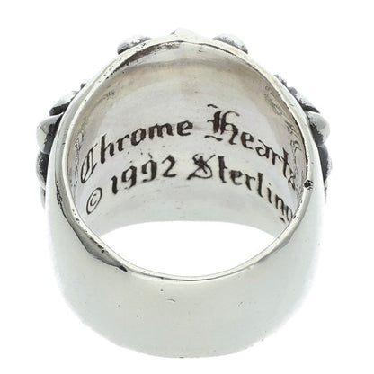Chrome Hearts Keeper Sterling Silver Ring Size JP 13